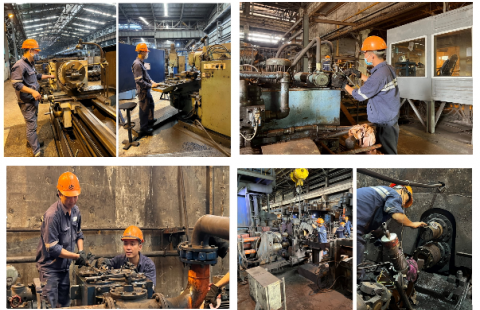 NatSteelVina: “Chiến dịch” bảo dưỡng lớn 12 ngày đêm năm 2022